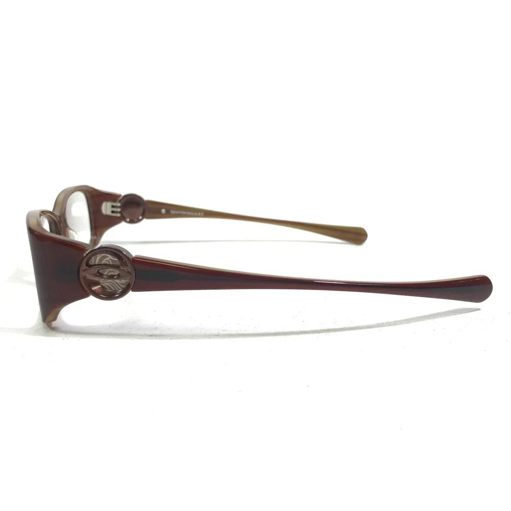 Oakley Spontaneous 4.0 Striped Plum Eyeglasses Frames Brown Logos 51-16-130